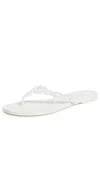 Tory Burch Flat Sandals Braided Strap Open Toe In White