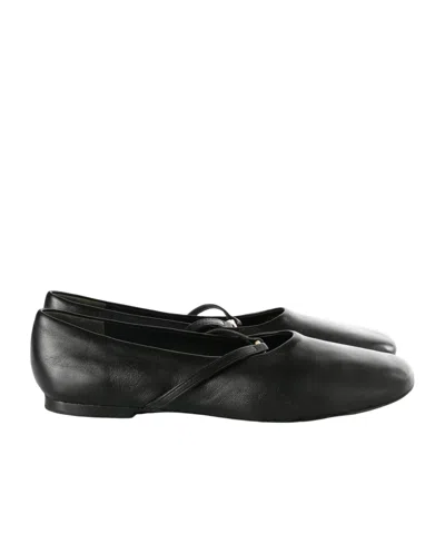 Tory Burch Gemini Link Mary Jane Ballet In Black