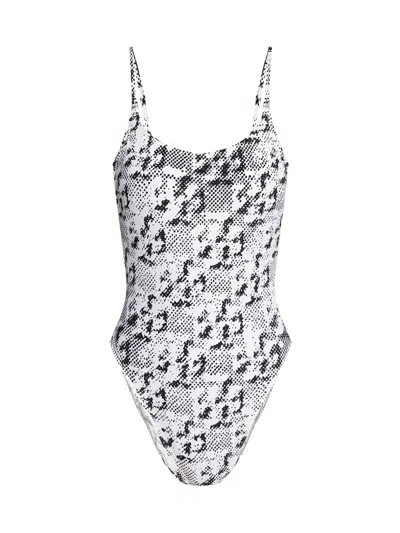 TORY BURCH "GEMINI LINK" ONE-PIECE SWIMSUIT