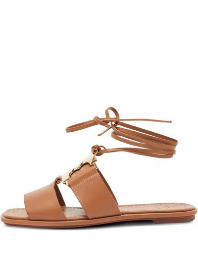 Pre-owned Tory Burch Gemini Link Sandals