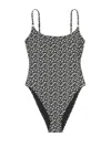 Tory Burch Chic Gemini One-piece Swimsuit In Black