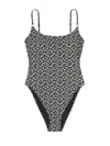 Tory Burch Chic Gemini One-piece Swimsuit In Black