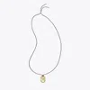 Tory Burch Gemini Pendant Necklace In Gold