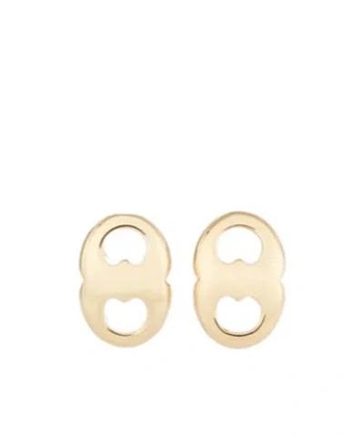 Tory Burch Gemini Stud Earrings In Gold