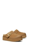 Tory Burch Genuine Shearling Platform Mule