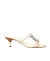 Tory Burch Sandali Miller Geo Bombé In White