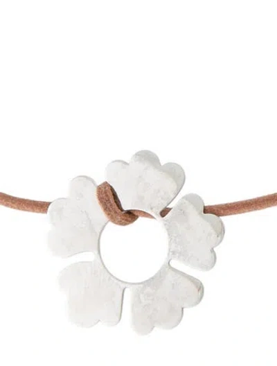 Pre-owned Tory Burch Geo Multi Charm Station Necklace, 54"