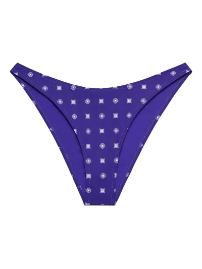 Tory Burch Geometric-pattern Bikini Bottoms