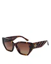 Tory Burch Cat Eye Sunglasses, 52mm In Dark Tortoise