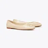Tory Burch Georgia Ballet Flat, Extended Width In Dulce De Leche