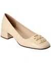 Tory Burch Georgia Croc-embossed Leather Pump
