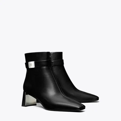 Tory Burch Georgia Heeled Ankle Boot In Black