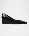 Tory Burch Georgia Wedge Pump In Perfect Black