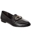 Tory Burch Georgia Leather Loafer In Black