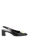 Tory Burch Georgia 55 Leather Slingback Pumps In Perfect Black (black)