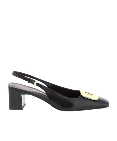 Tory Burch Georgia Slingback Pumps In Black