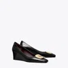 Tory Burch Georgia Wedge Pump In Perfect Black