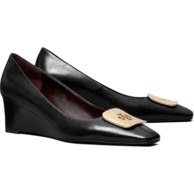 Tory Burch Georgia Wedge Pump In Perfect Black