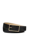 Tory Burch Gigi Belt In Black