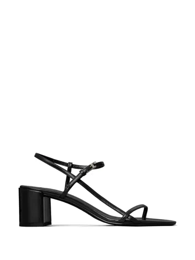Tory Burch Gigi Leather Block-heel Sandals In Black