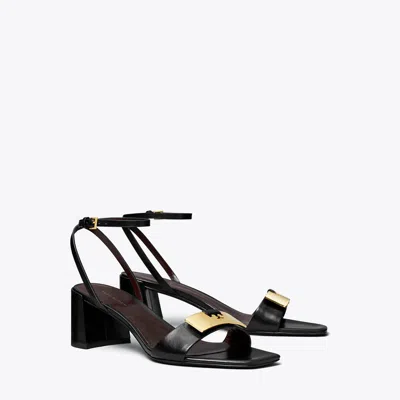 Tory Burch Gigi Sandal In Perfect Black/gold