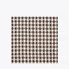 Tory Burch Gingham Dinner Napkin, Set Of 4 In Brown