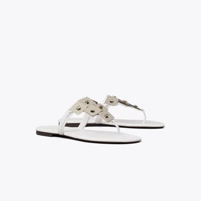 Tory Burch Gladiator Capri Sandal In White