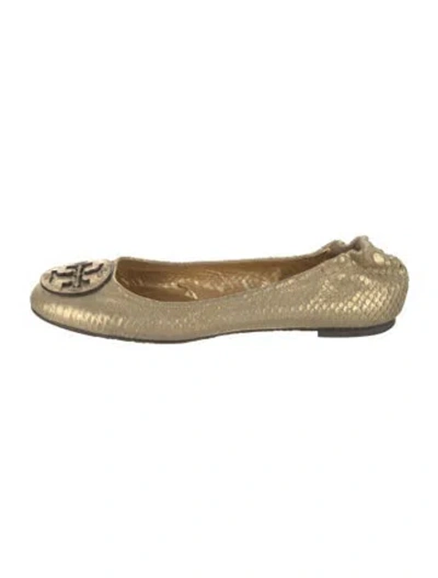 Pre-owned Tory Burch Glitter Accents Ballet Flats