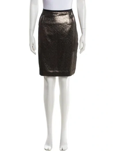 Pre-owned Tory Burch Glitter Accents Knee-length Skirt