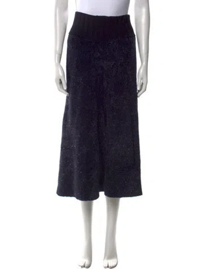Pre-owned Tory Burch Glitter Accents Midi Length Skirt