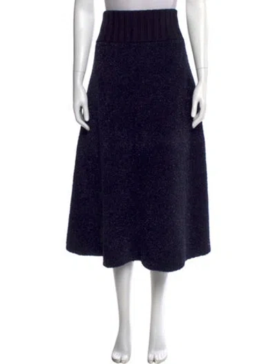 Pre-owned Tory Burch Glitter Accents Midi Length Skirt W/ Tags