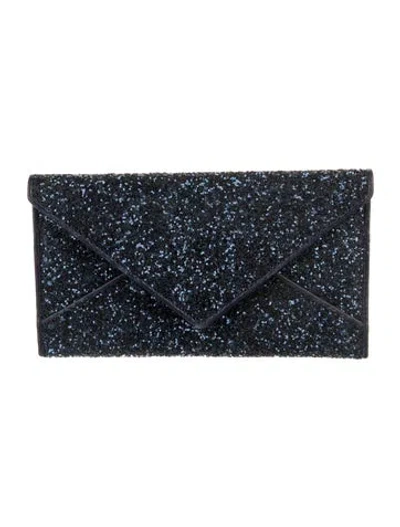Pre-owned Tory Burch Glitter Printed Card Holder In Multi