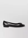 Tory Burch Cap Toe Ballerinas In Black