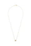 Tory Burch Gold Brass Kira Necklace In Tory Gold New Ivory
