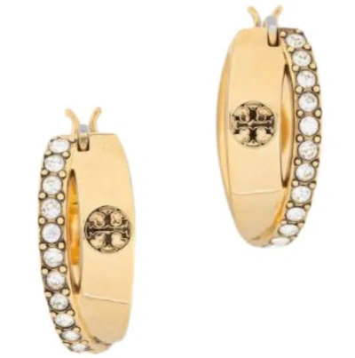 Tory Burch Gold Crystal Brass Jewelry