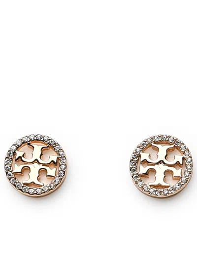 Tory Burch Gold Steel Miller Earrings