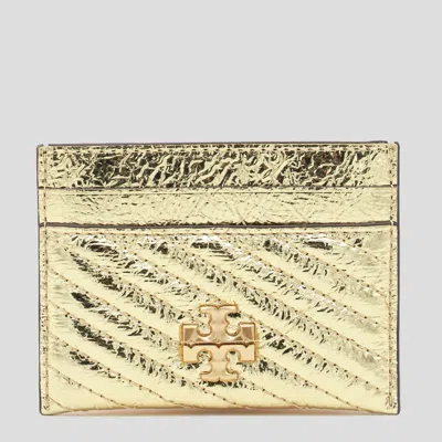 Tory Burch Gold Tone Card Holder