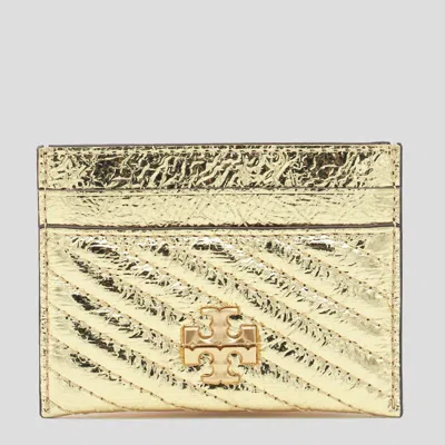 Tory Burch Gold Tone Card Holder