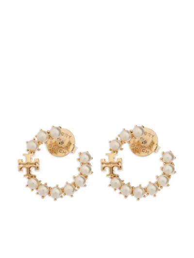 Tory Burch Gold-tone Faux-pearl Earrings