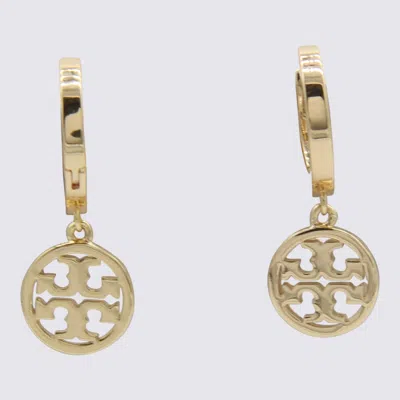 Tory Burch Gold Tone Metal Earrings In Tory Gold