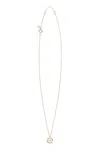 Tory Burch Gold-tone Metal Necklace In Gold