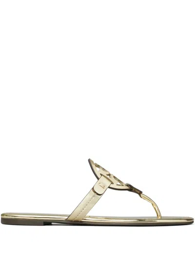 Tory Burch Gold-tone Sandals