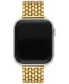 Tory Burch Gold-tone Stainless Steel Bracelet For Apple Watch 38mm-45mm In Purple