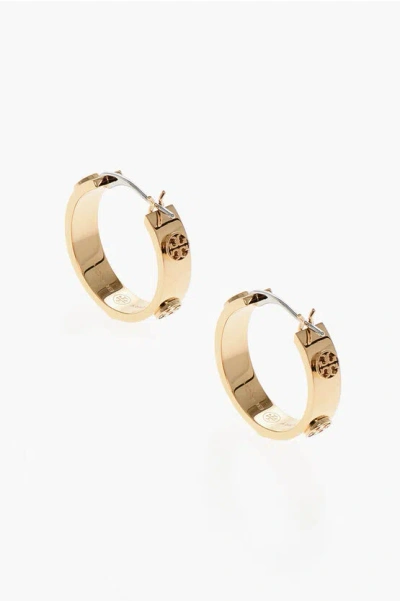 Tory Burch Golden Effect Miller Earrings With Studs
