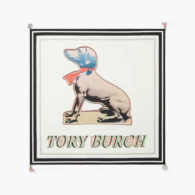 Tory Burch Good Boy Neckerchief In White