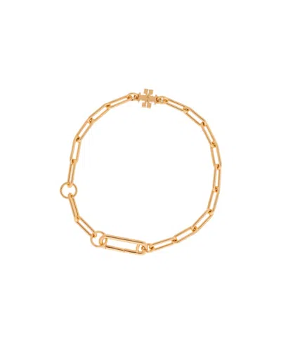 Tory Burch Good Luck 18kt Gold-plated Bracelet In Yellow