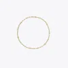Tory Burch Good Luck Chain Pavé Necklace In Brown