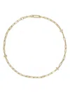 Tory Burch Good Luck Chain Pave Necklace In Gold