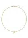 Tory Burch Good Luck Chain Layered Necklace In Gold