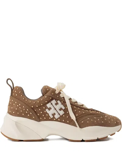 Tory Burch Good Luck Sneakers In Brown